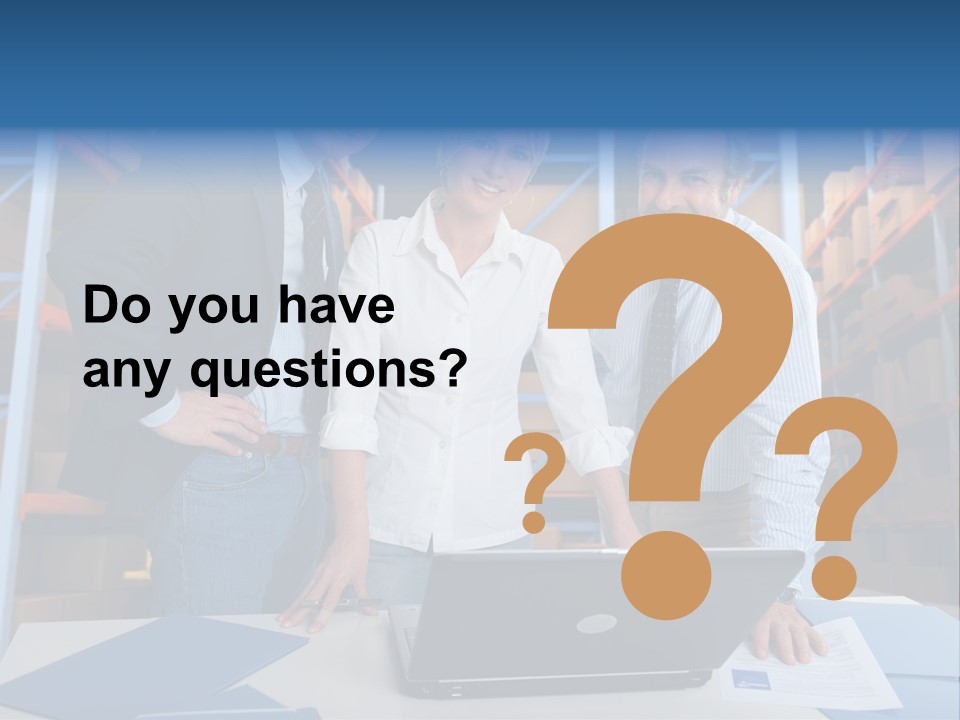 Usine Hangar Transpalette PowerPoint Template