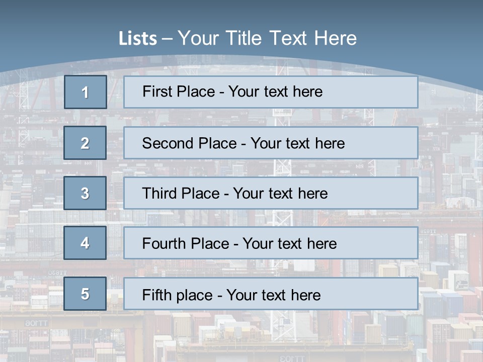 Truck Commercial Industry PowerPoint Template