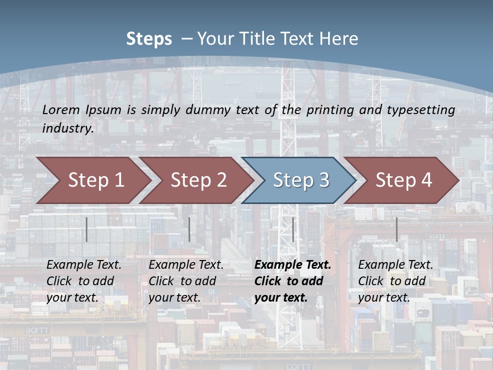 Truck Commercial Industry PowerPoint Template