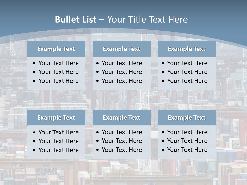 Truck Commercial Industry PowerPoint Template