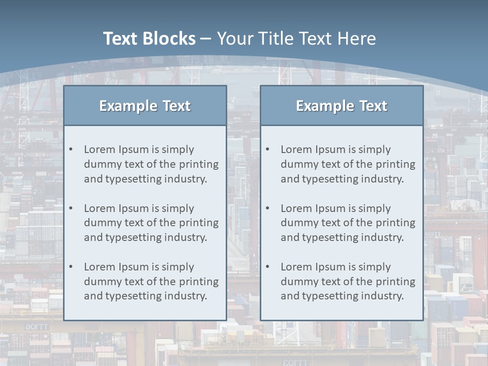 Truck Commercial Industry PowerPoint Template