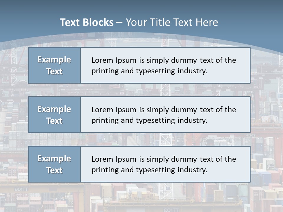 Truck Commercial Industry PowerPoint Template