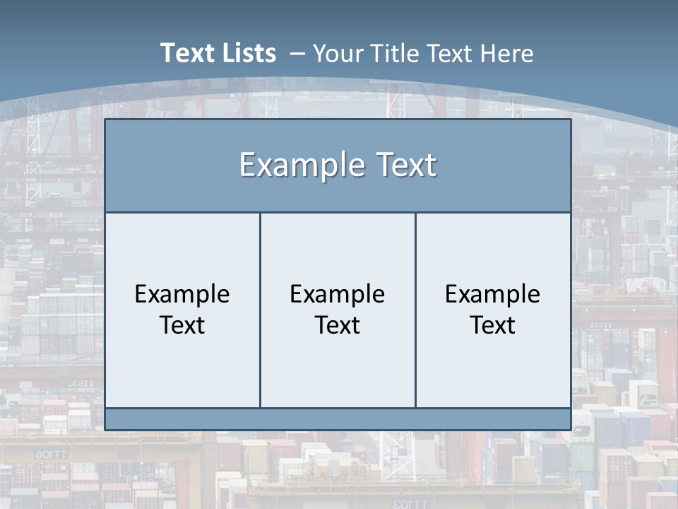 Truck Commercial Industry PowerPoint Template