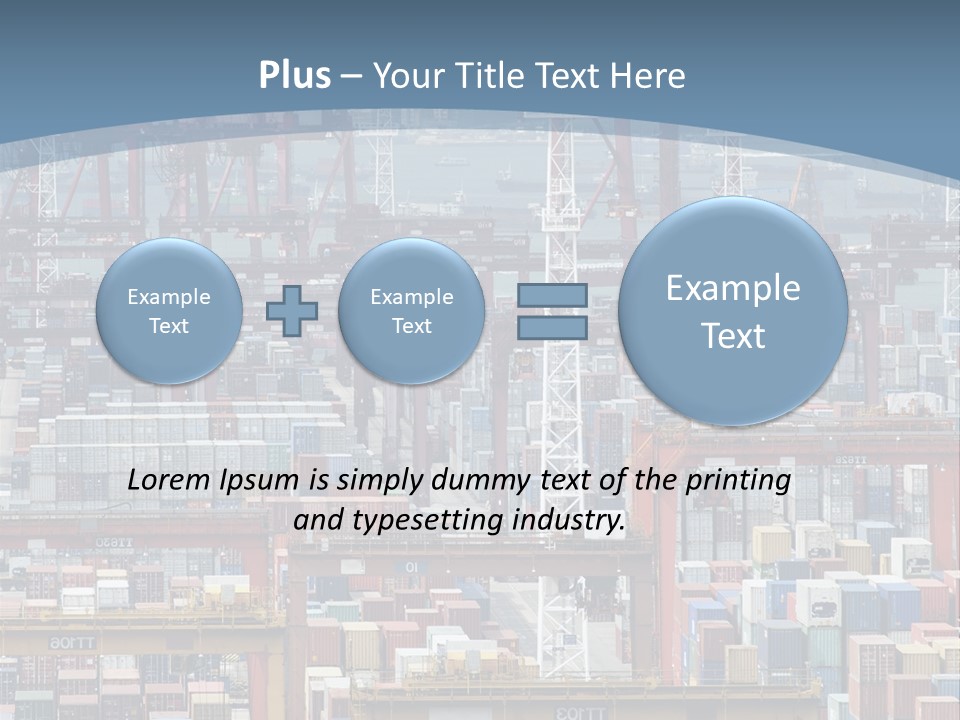 Truck Commercial Industry PowerPoint Template