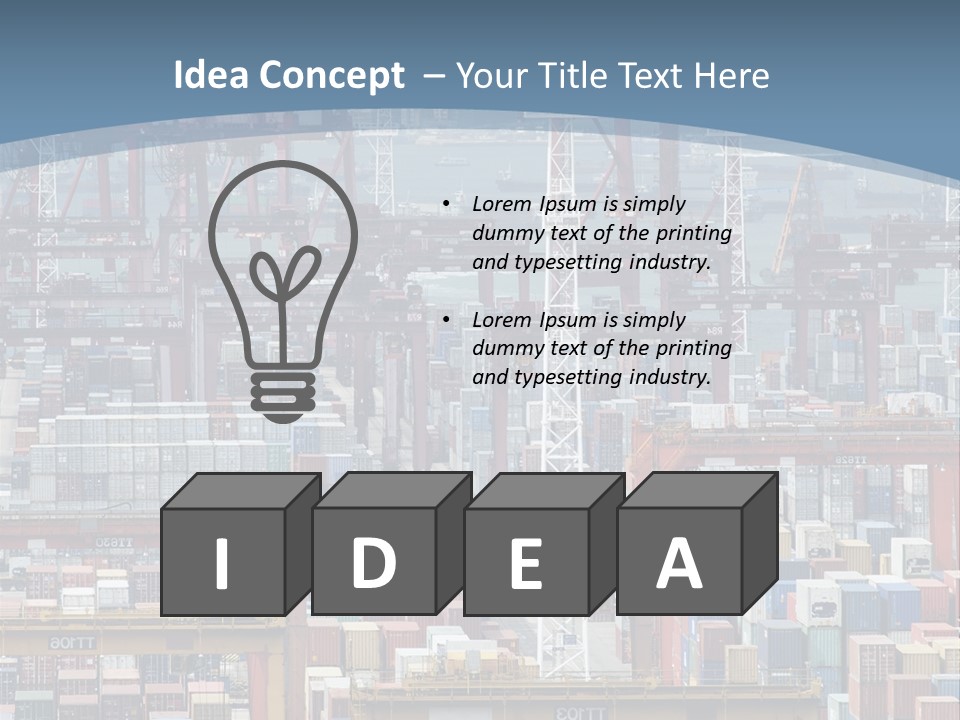 Truck Commercial Industry PowerPoint Template