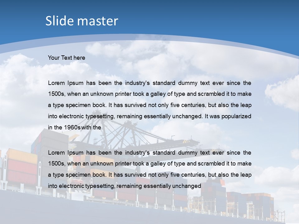 Machine Loading Heavy PowerPoint Template