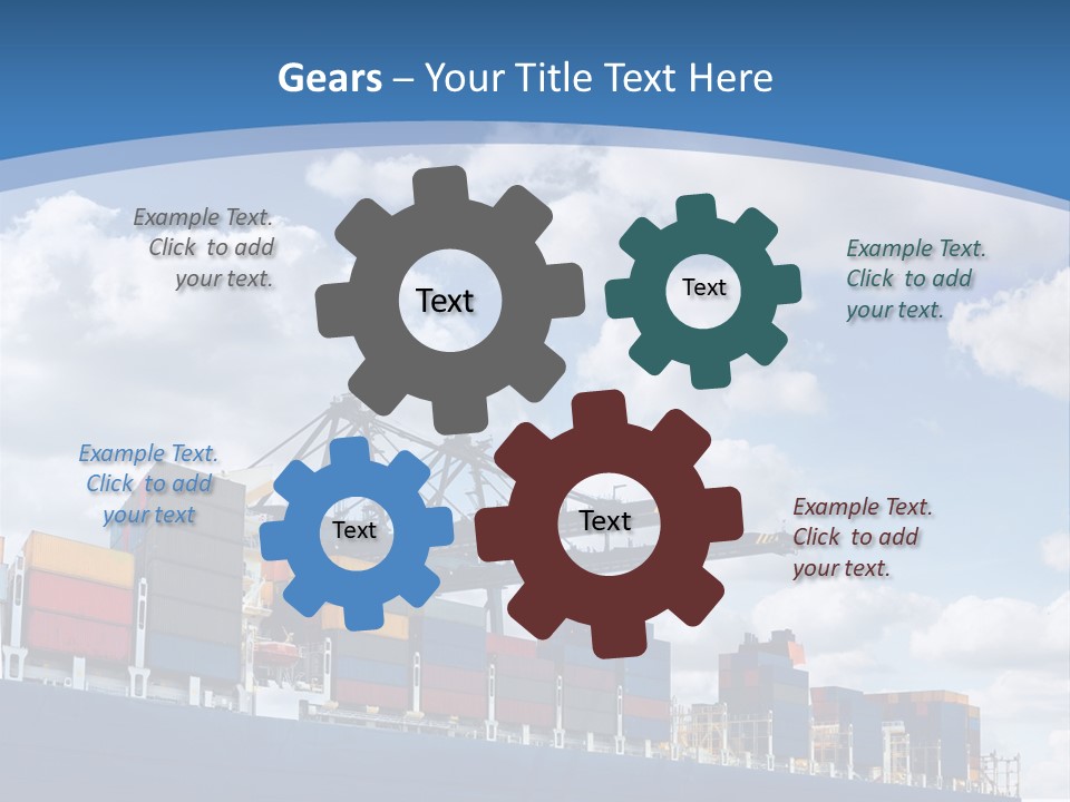 Machine Loading Heavy PowerPoint Template