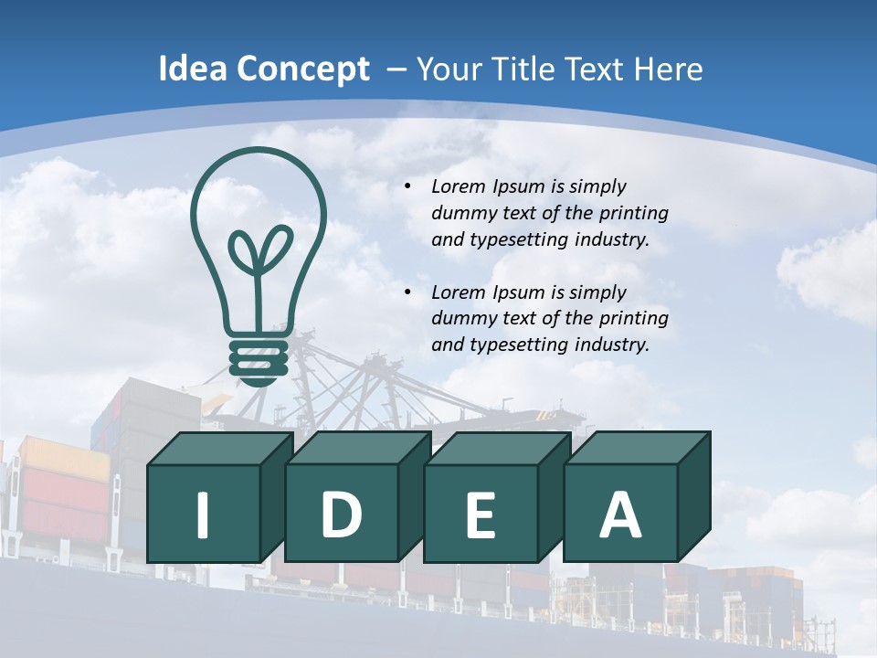 Machine Loading Heavy PowerPoint Template