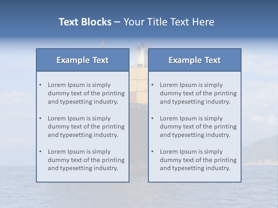 Heavy Coast Sky PowerPoint Template