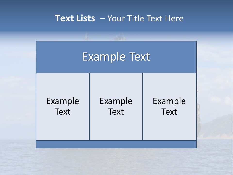 Heavy Coast Sky PowerPoint Template