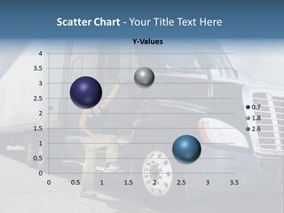 Commercial Cargo Truck Truck PowerPoint Template