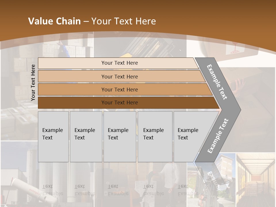 Colis Stockage Livreur PowerPoint Template