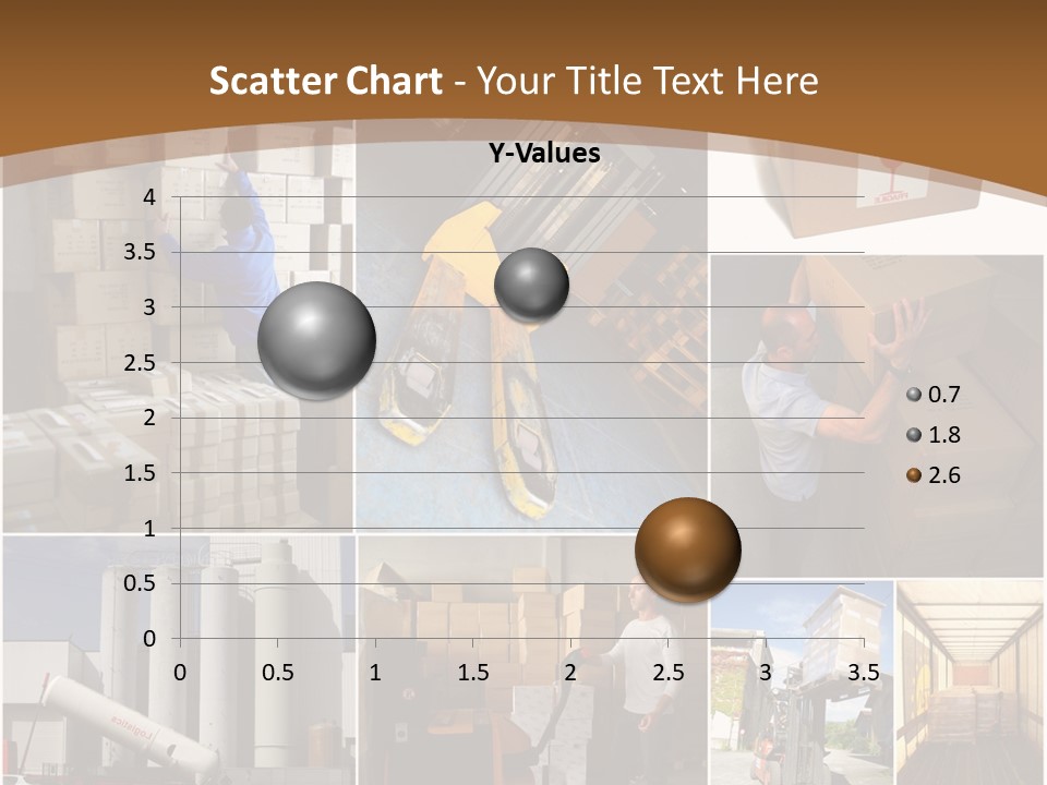 Colis Stockage Livreur PowerPoint Template