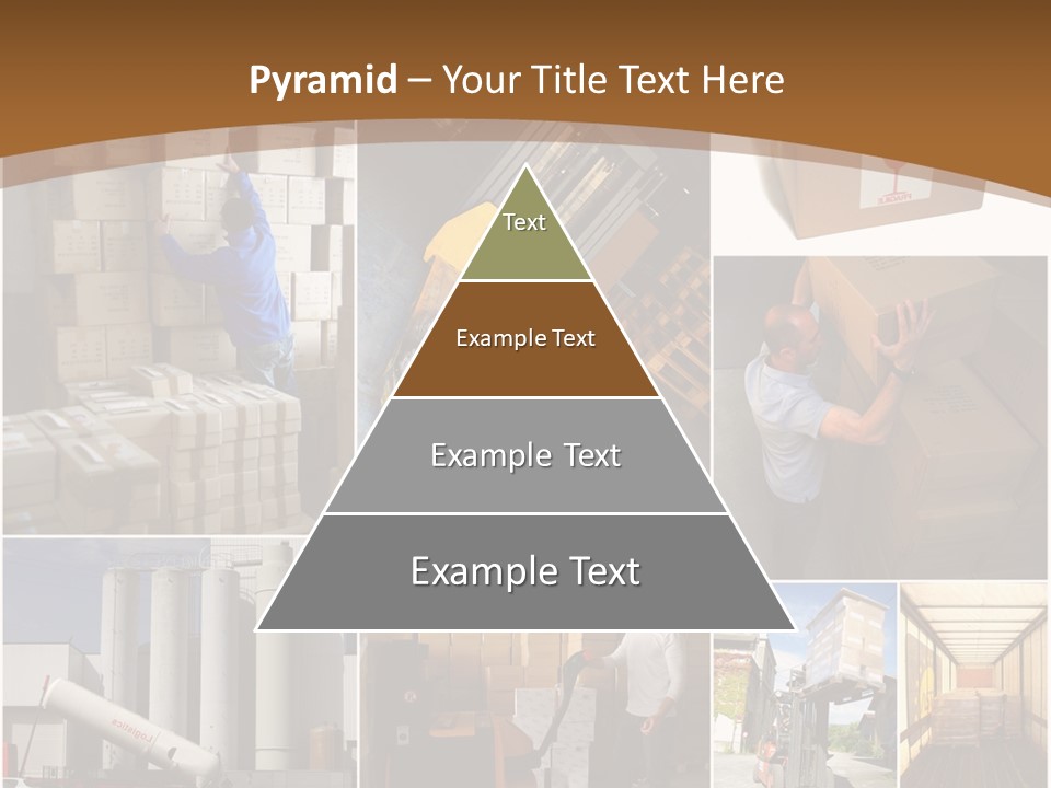 Colis Stockage Livreur PowerPoint Template