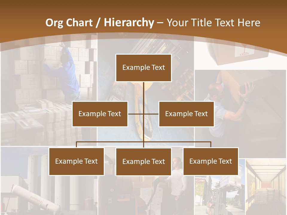 Colis Stockage Livreur PowerPoint Template