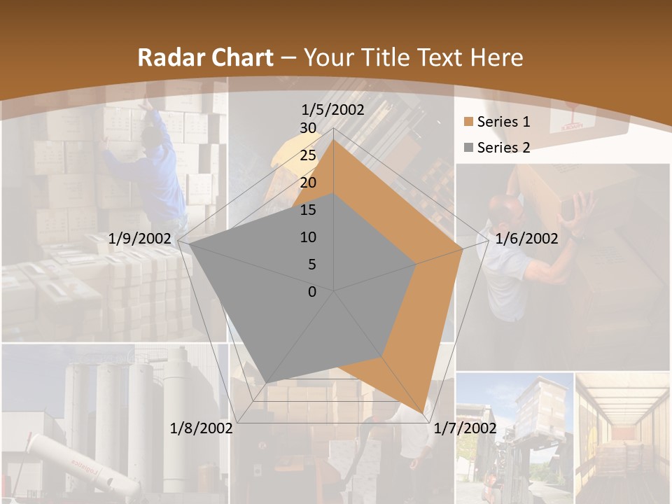 Colis Stockage Livreur PowerPoint Template