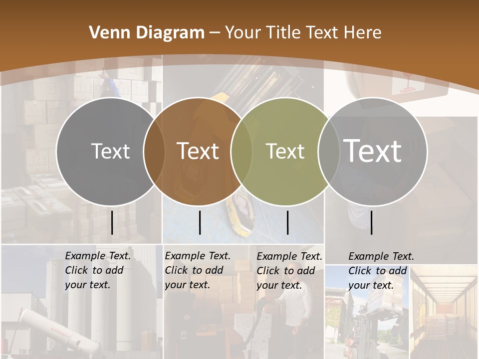 Colis Stockage Livreur PowerPoint Template