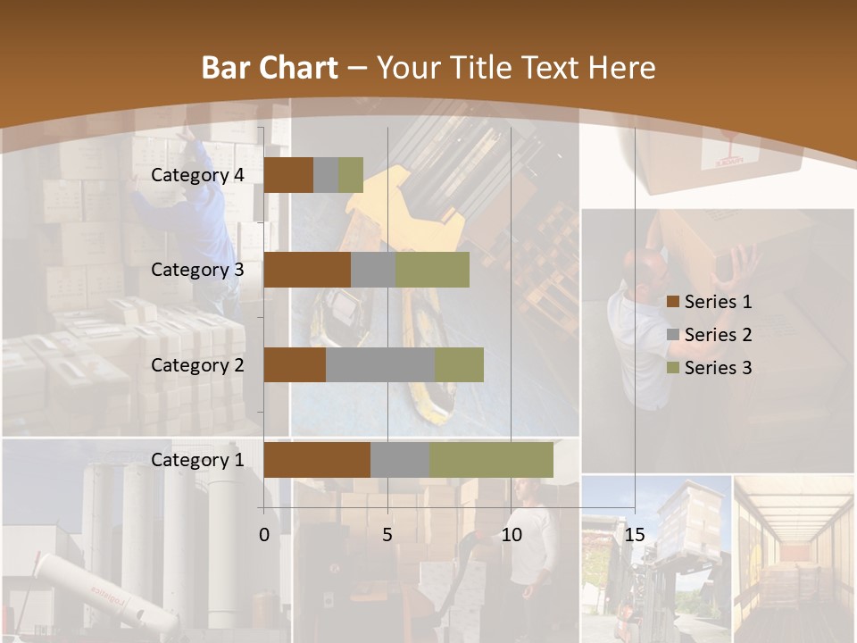 Colis Stockage Livreur PowerPoint Template