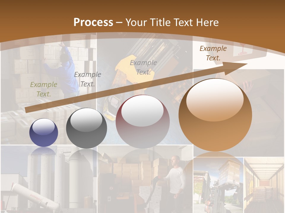Colis Stockage Livreur PowerPoint Template