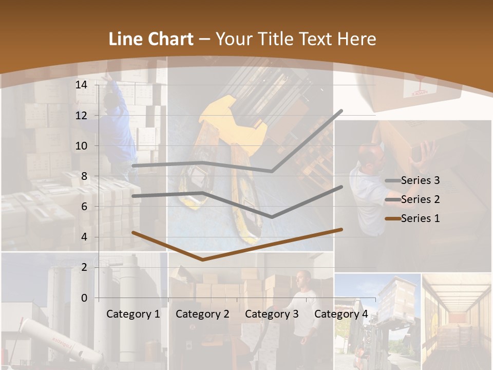 Colis Stockage Livreur PowerPoint Template