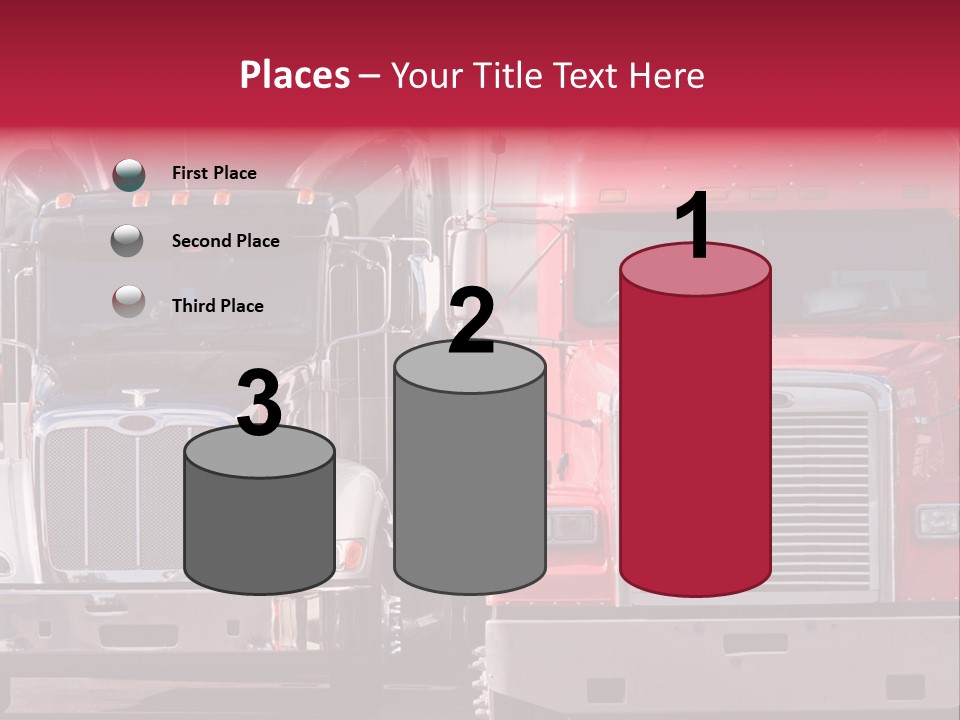 Teamsters Lorry Vehicles PowerPoint Template