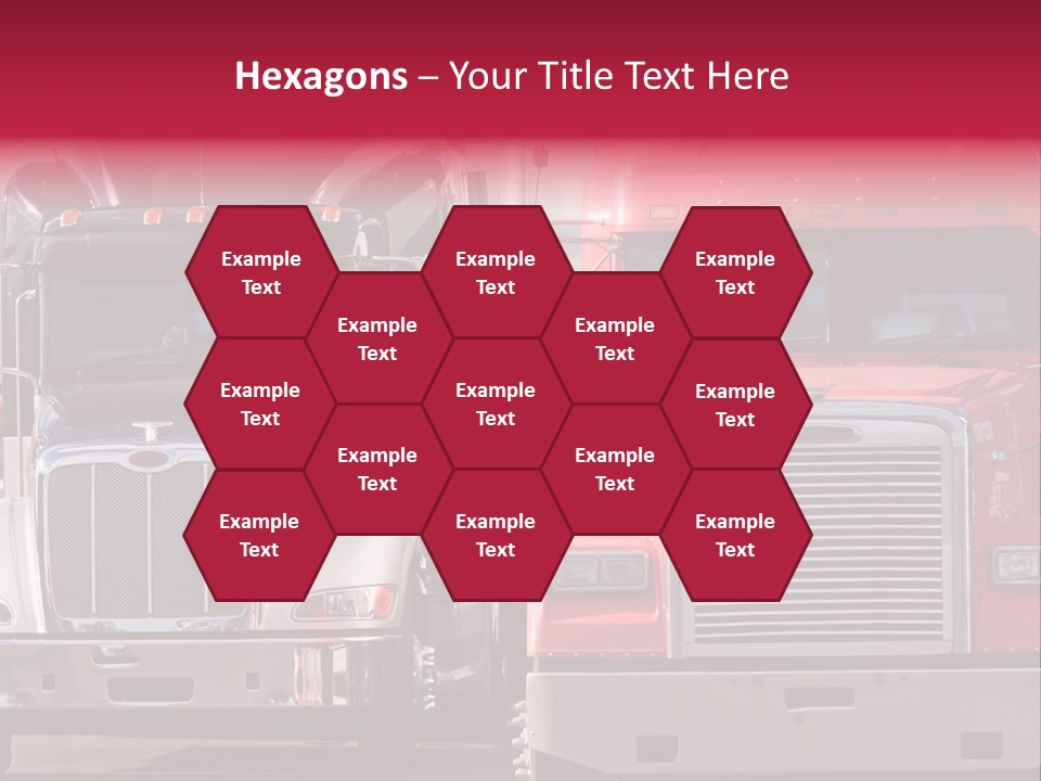 Teamsters Lorry Vehicles PowerPoint Template
