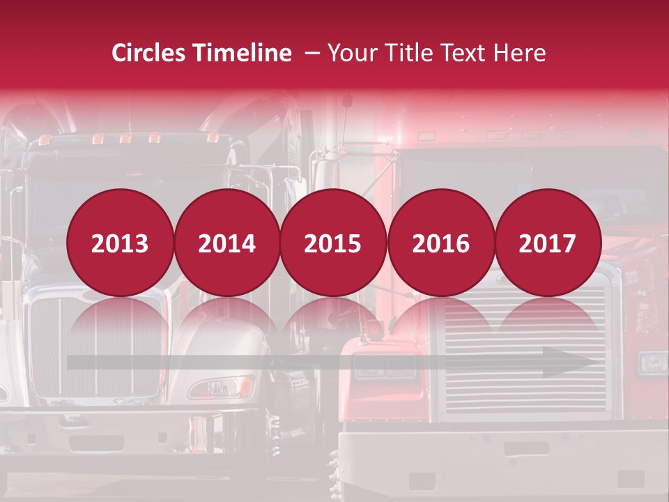 Teamsters Lorry Vehicles PowerPoint Template