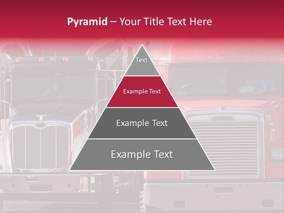 Teamsters Lorry Vehicles PowerPoint Template
