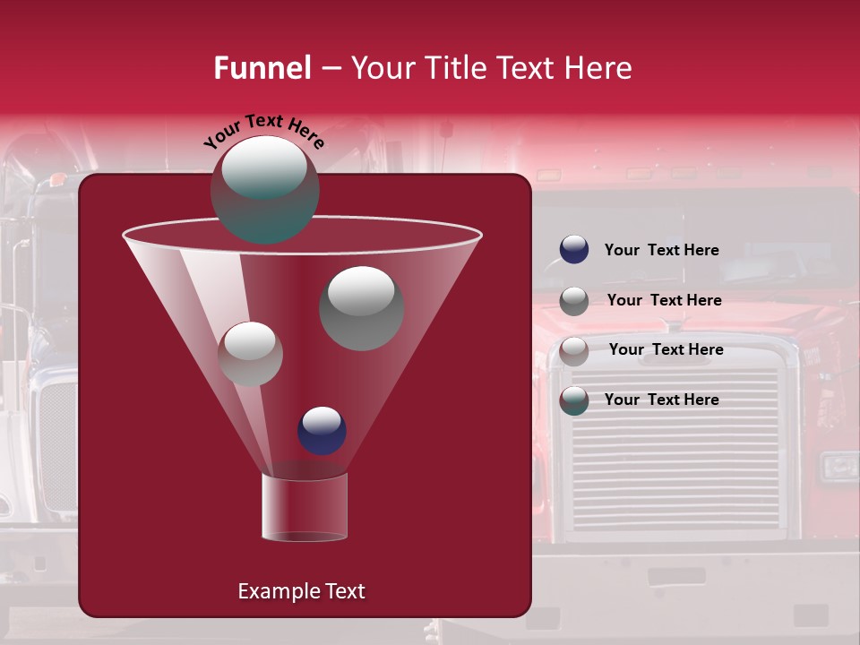 Teamsters Lorry Vehicles PowerPoint Template