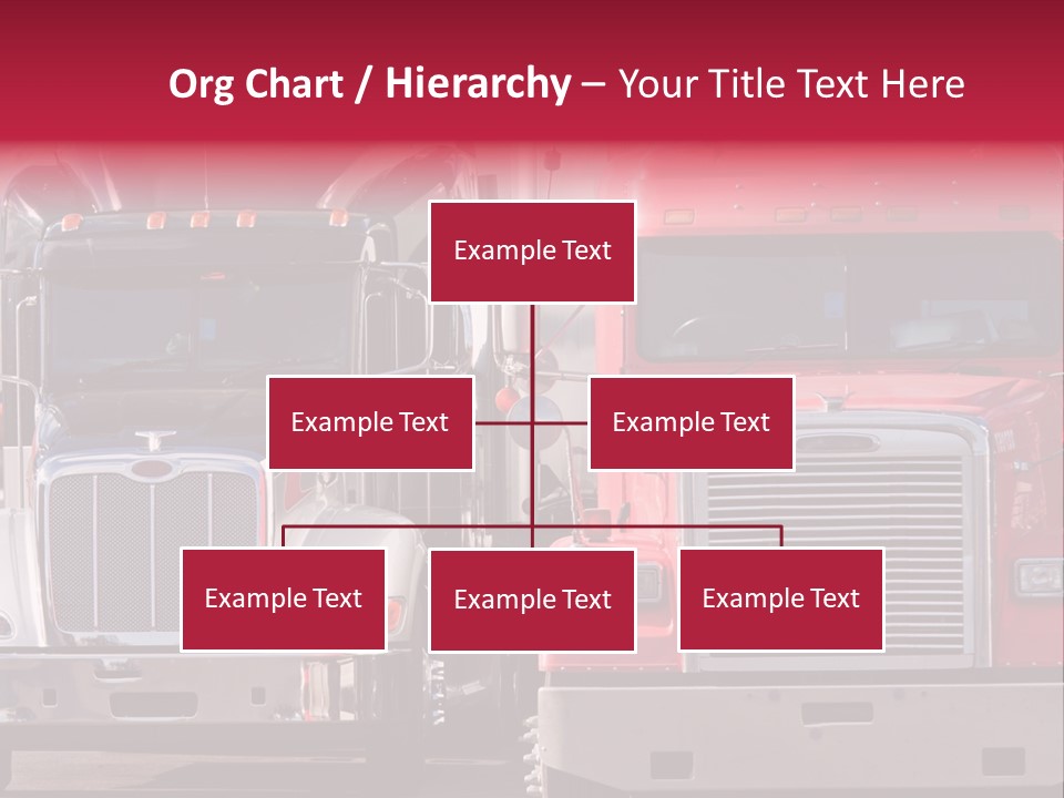 Teamsters Lorry Vehicles PowerPoint Template