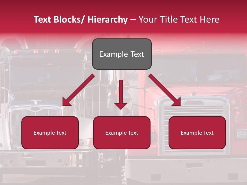 Teamsters Lorry Vehicles PowerPoint Template