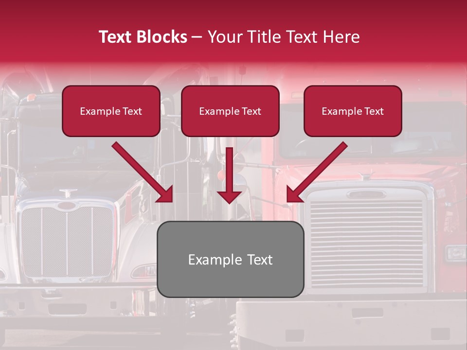 Teamsters Lorry Vehicles PowerPoint Template