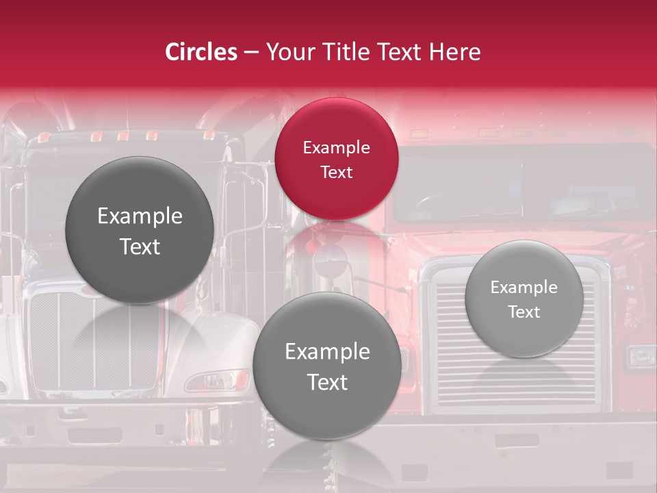 Teamsters Lorry Vehicles PowerPoint Template