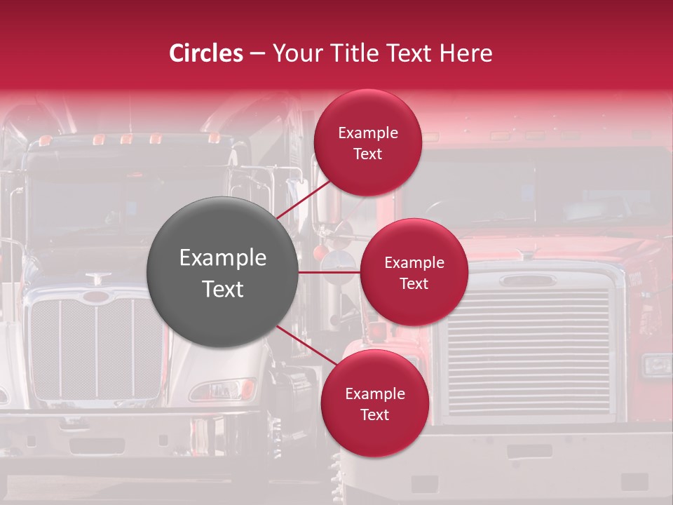 Teamsters Lorry Vehicles PowerPoint Template