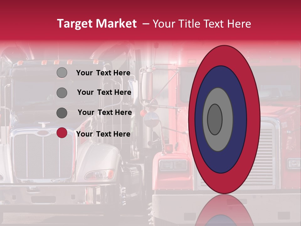 Teamsters Lorry Vehicles PowerPoint Template