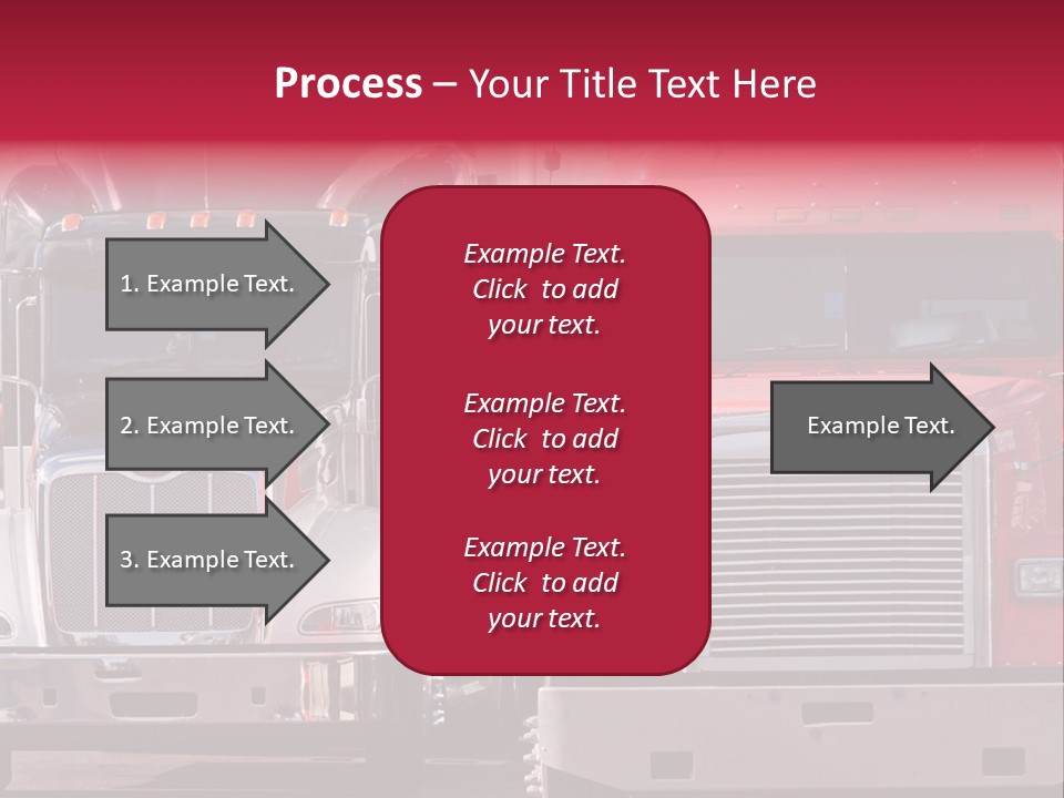 Teamsters Lorry Vehicles PowerPoint Template