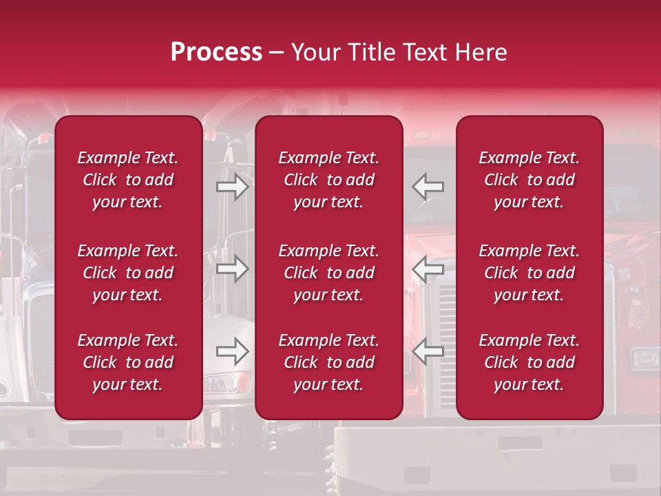 Teamsters Lorry Vehicles PowerPoint Template