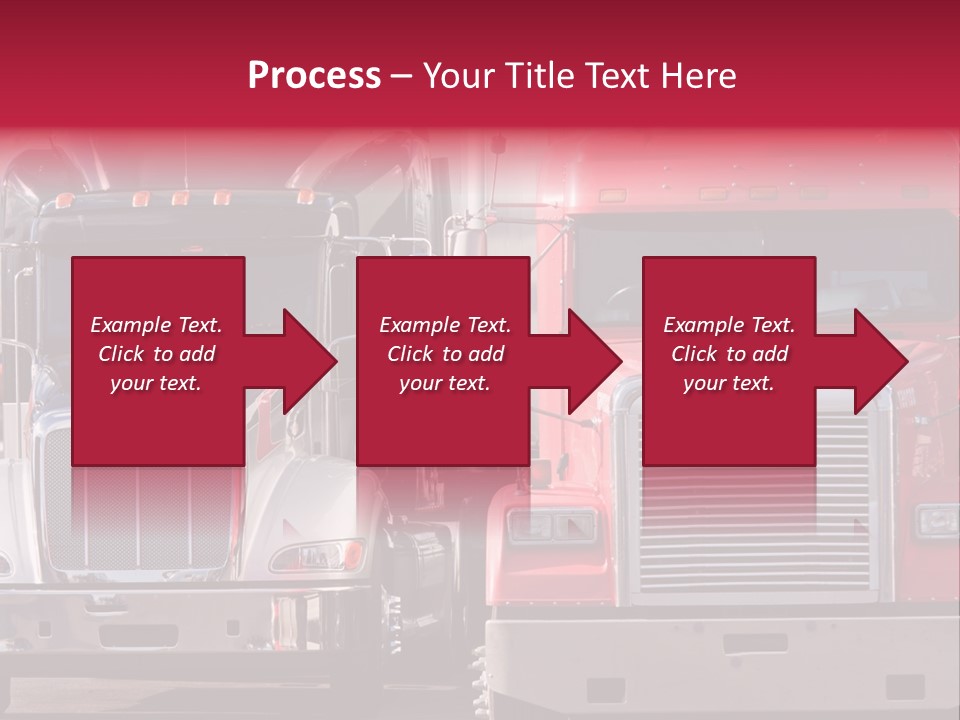 Teamsters Lorry Vehicles PowerPoint Template
