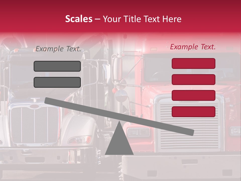 Teamsters Lorry Vehicles PowerPoint Template