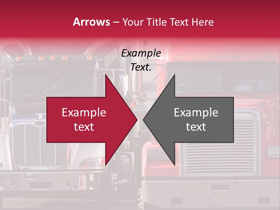 Teamsters Lorry Vehicles PowerPoint Template