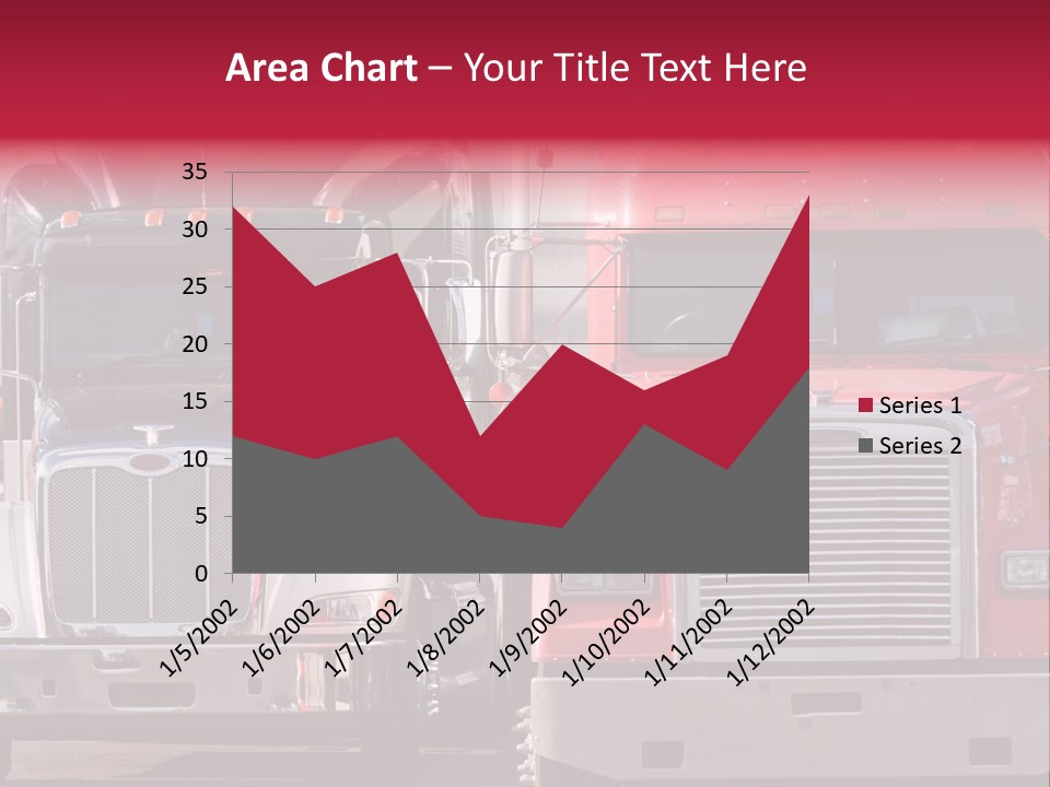 Teamsters Lorry Vehicles PowerPoint Template