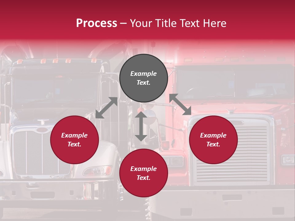 Teamsters Lorry Vehicles PowerPoint Template