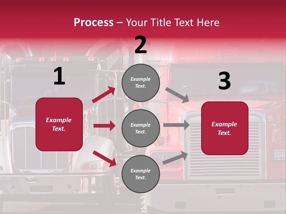 Teamsters Lorry Vehicles PowerPoint Template
