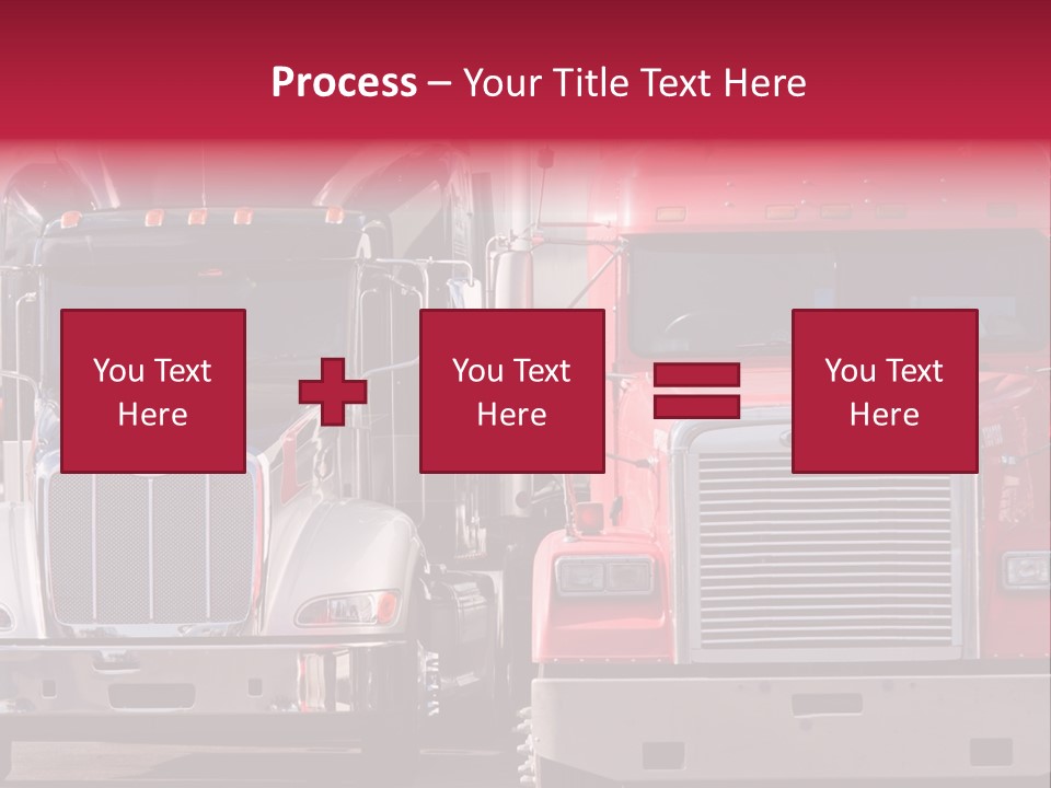 Teamsters Lorry Vehicles PowerPoint Template