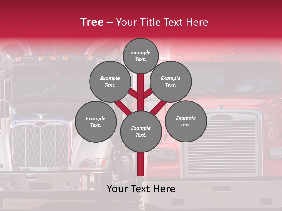Teamsters Lorry Vehicles PowerPoint Template