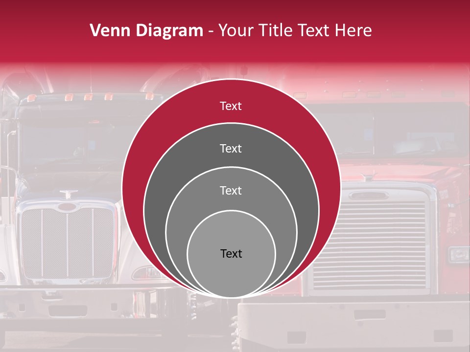 Teamsters Lorry Vehicles PowerPoint Template
