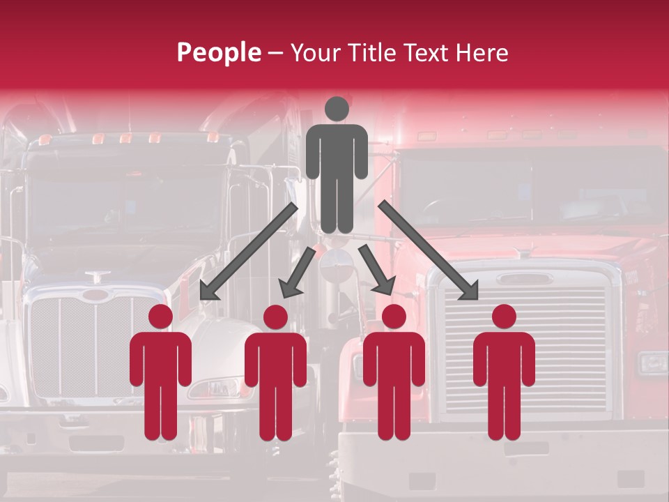 Teamsters Lorry Vehicles PowerPoint Template