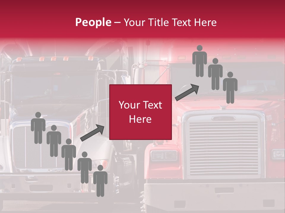 Teamsters Lorry Vehicles PowerPoint Template