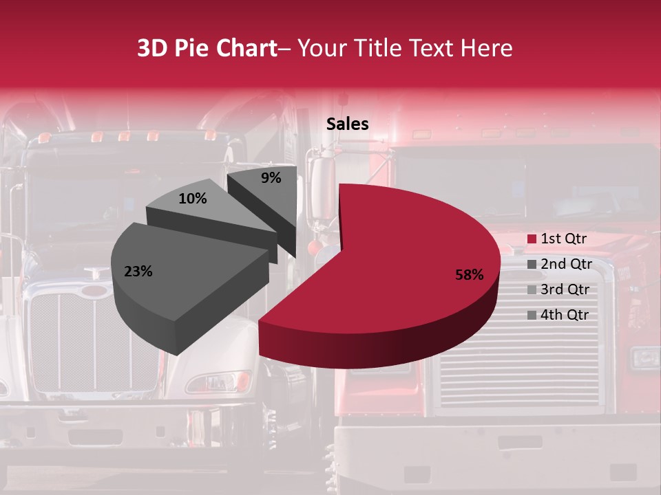Teamsters Lorry Vehicles PowerPoint Template