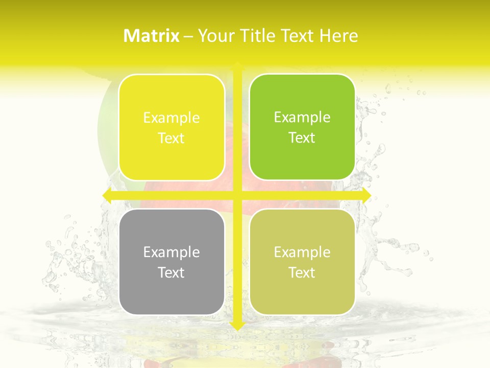 Freisteller Abwaschen Ernten PowerPoint Template